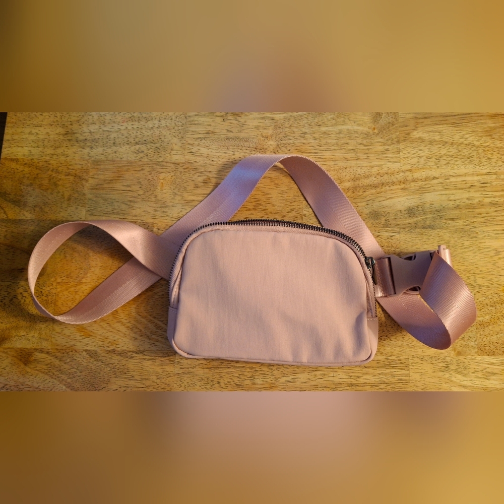 pink belt bag